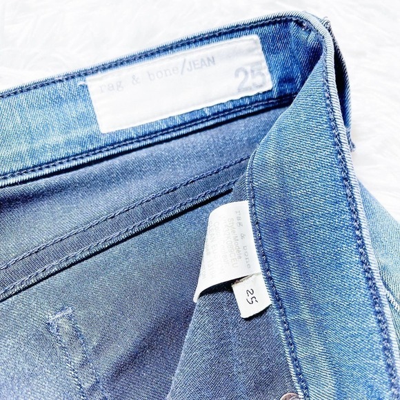 Rag & Bone High Rise Legging Denim Jeans SZ25 - Picture 4 of 8
